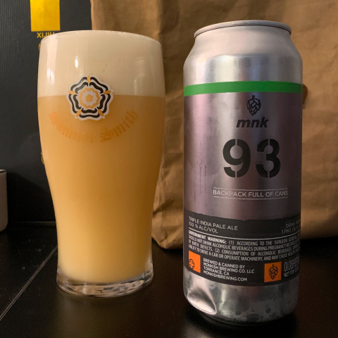 I used to work as a beer buyer, right when hard seltzers were exploding in popularity. This is a beer from Monkish, one of my favorite breweries.