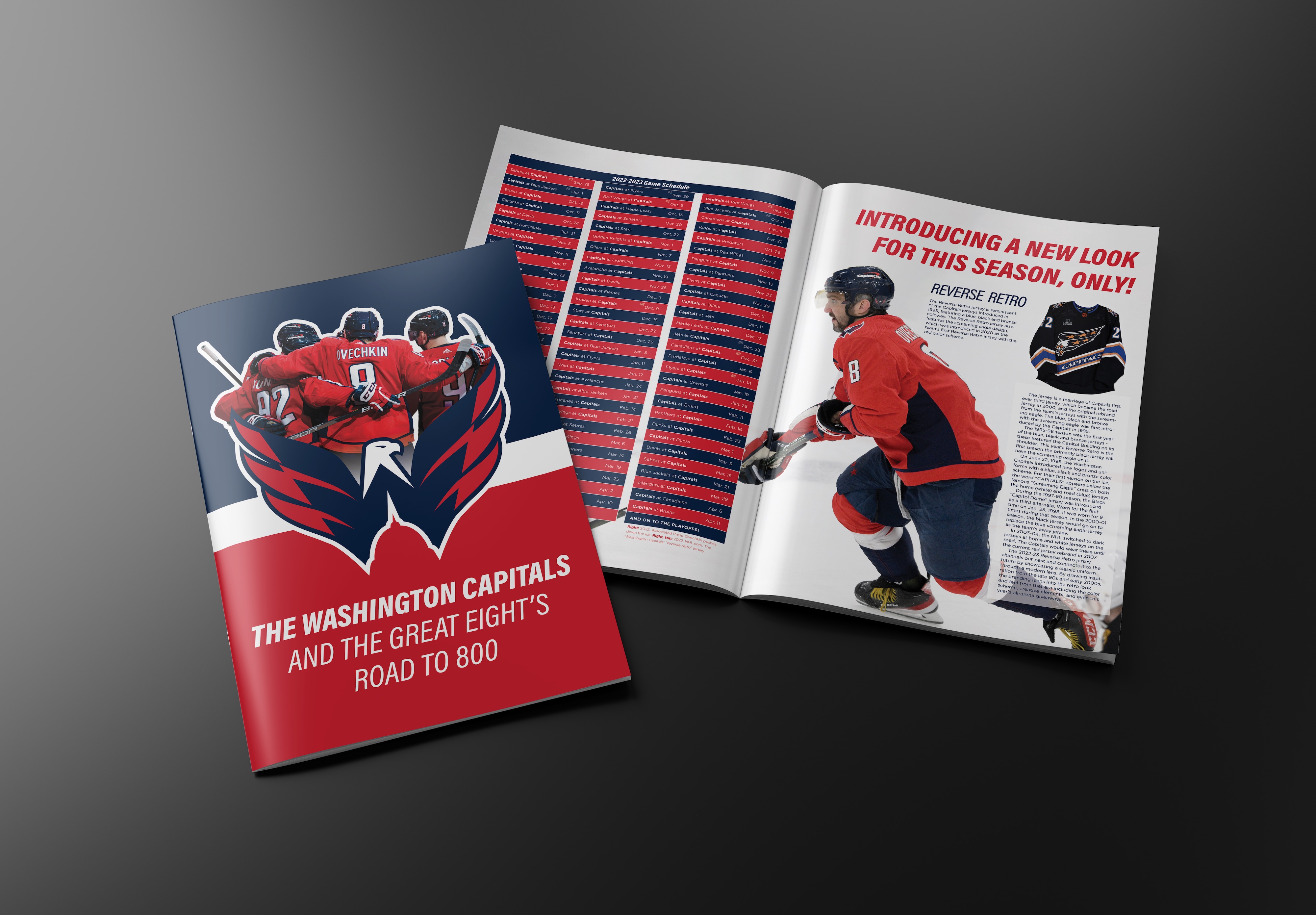 Speculative Typographic Branding for the Washington Capitals